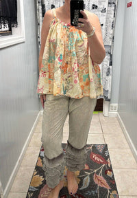 Paperlace Wing And A Prayer Ankle Pants in natural washed - women's pants - alternate view