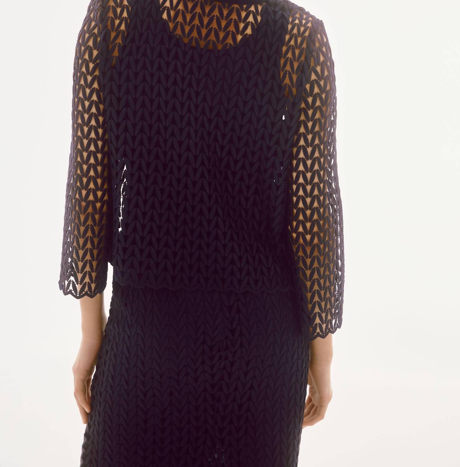 Joseph Ribkoff - Guipure And Silky Knit Two Piece Set