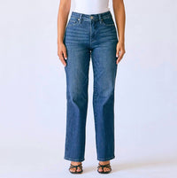 Judy Blue - Just Right Straight Leg Jeans - Petite