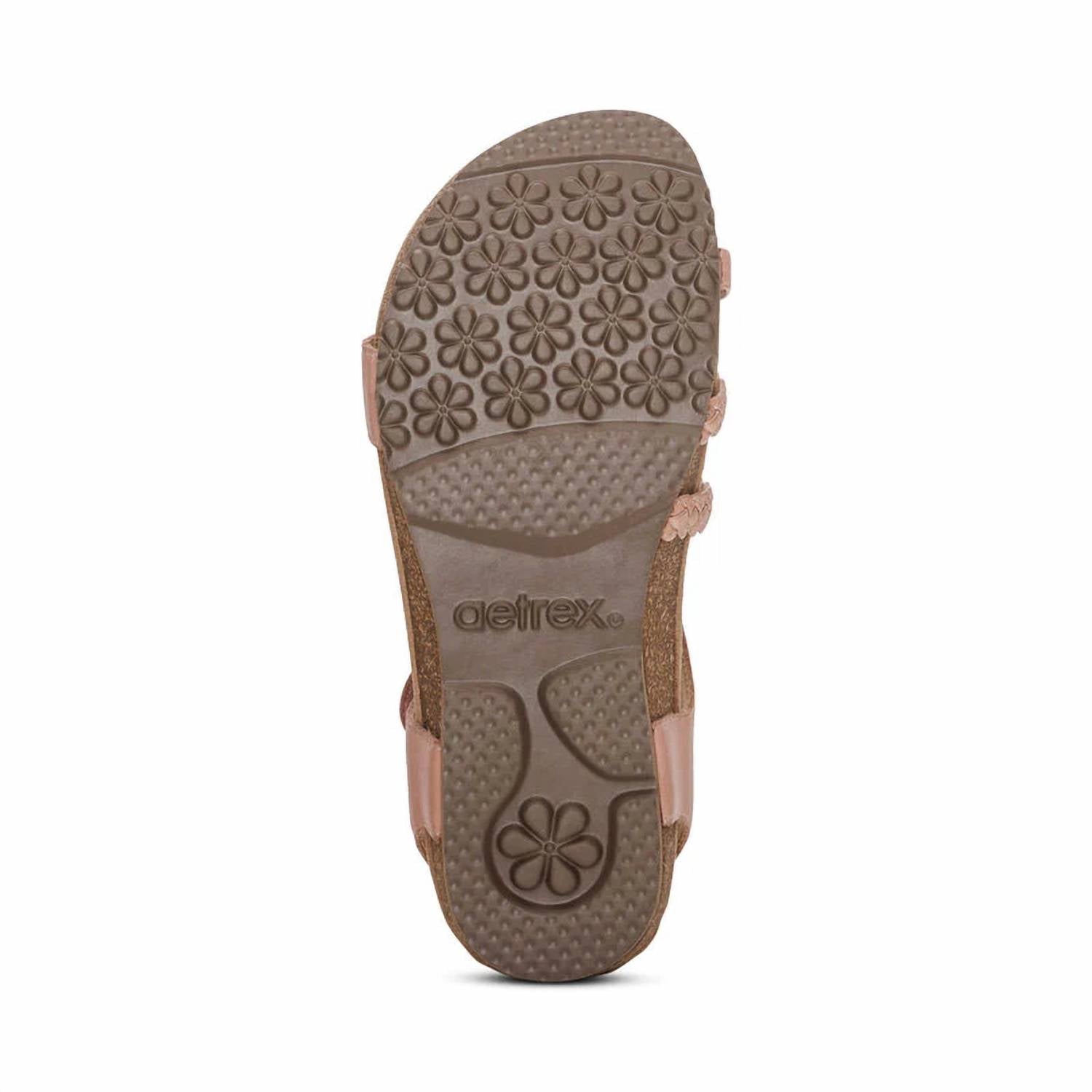 Aetrex - Women's Jillian Braided Quarter Strap Sandal