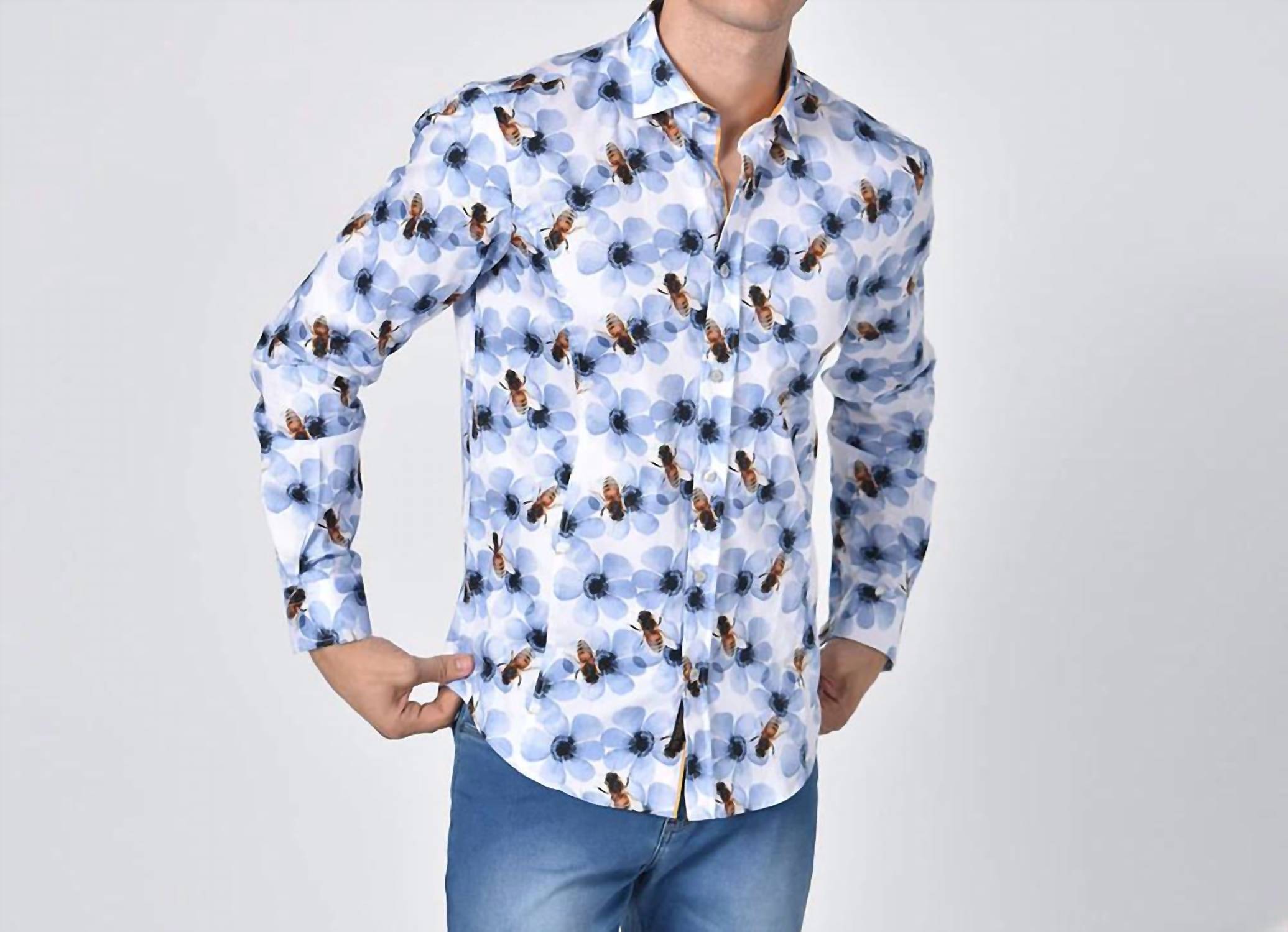 Eight X - Daisies and Bees Button Down Shirt
