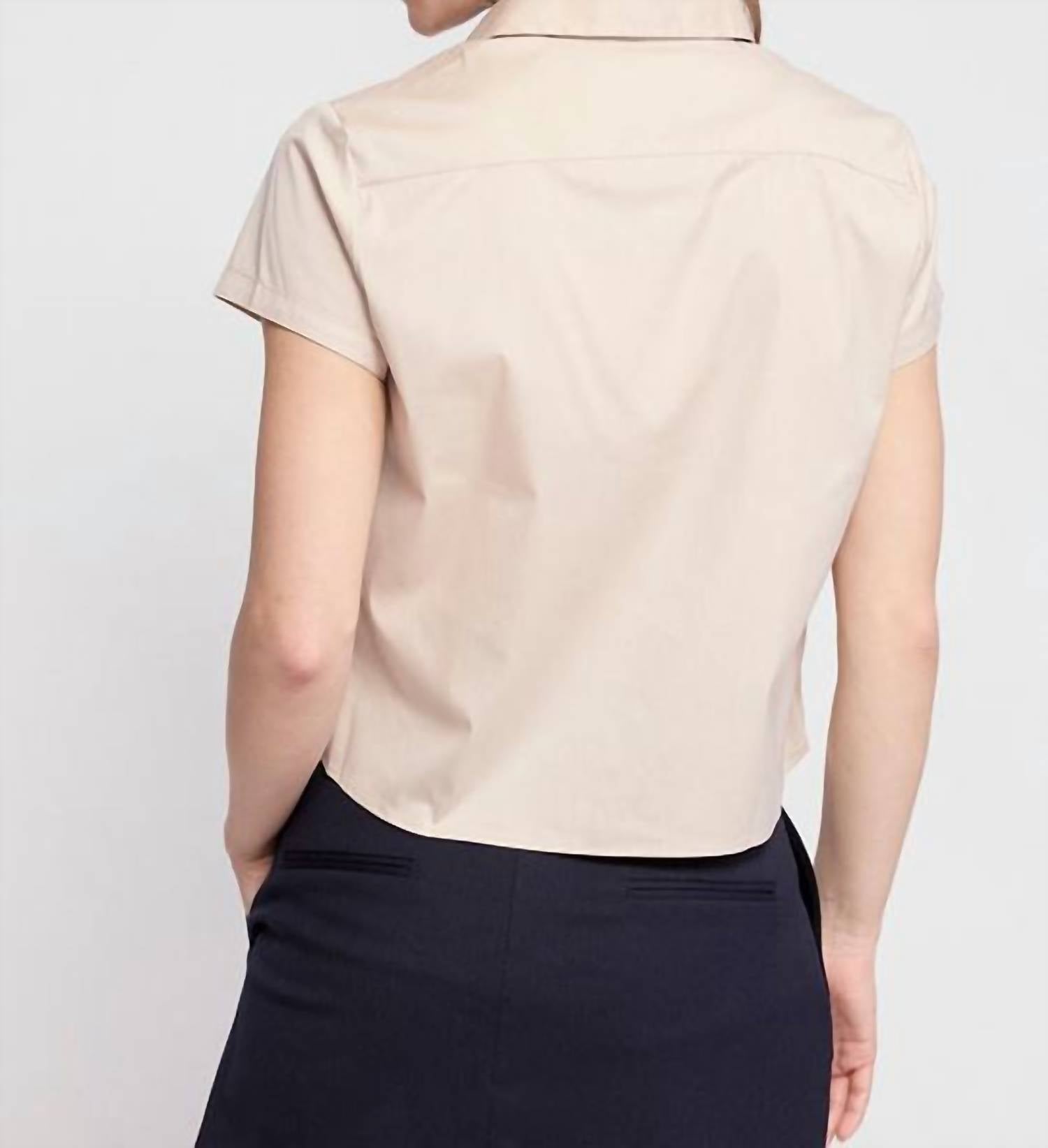 The Shirt - Boxy Short Sleeve Cropped Shirt