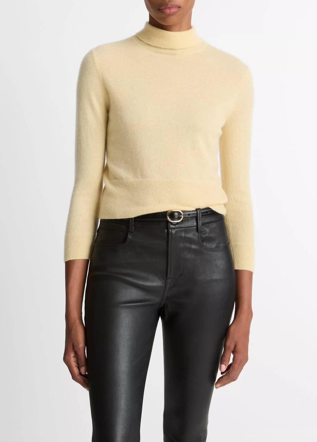 Vince - 3/4 Sleeve Mock Sweater