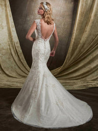 Mary'S Bridal - Low Back Mermaid Dress