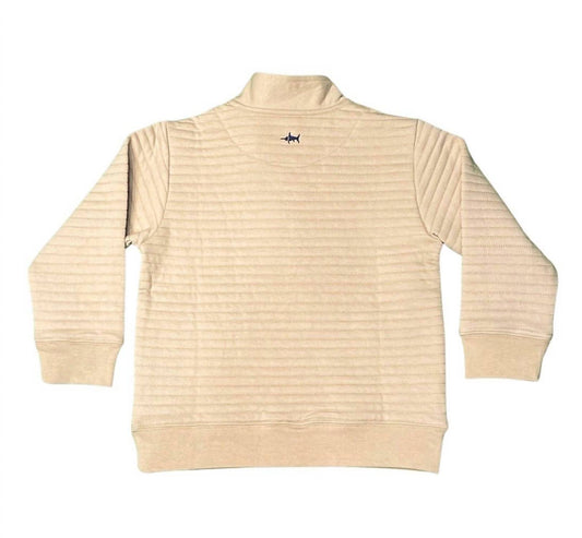 Saltwater Boys Co. - Boy's Lanier Quilted Pullover Sweater