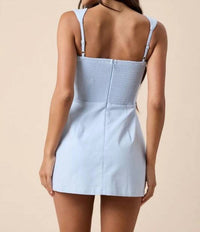Sky To Moon - West Village Linen Dress Romper