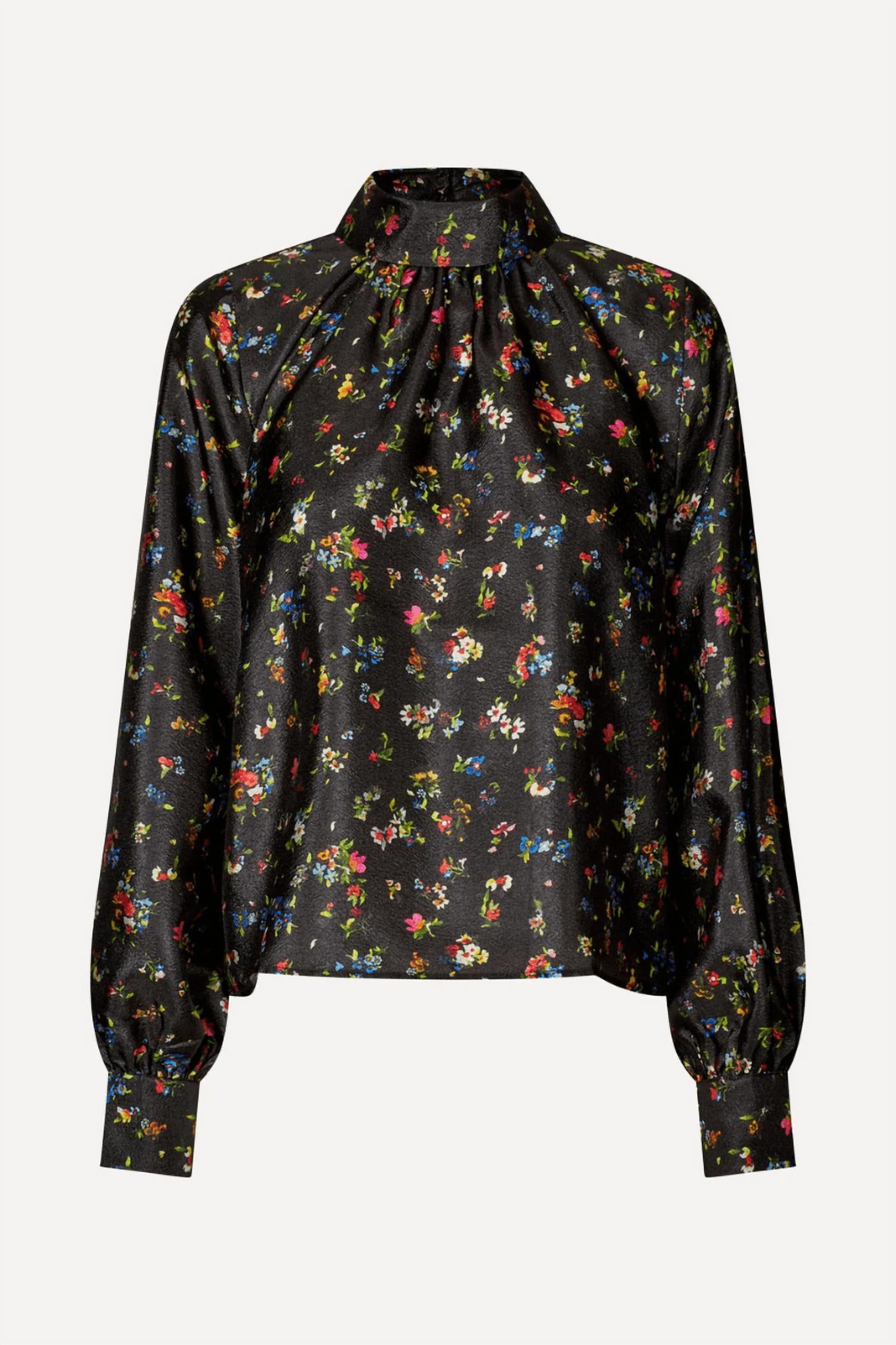 Stine Goya - Gathered Long Sleeve Top
