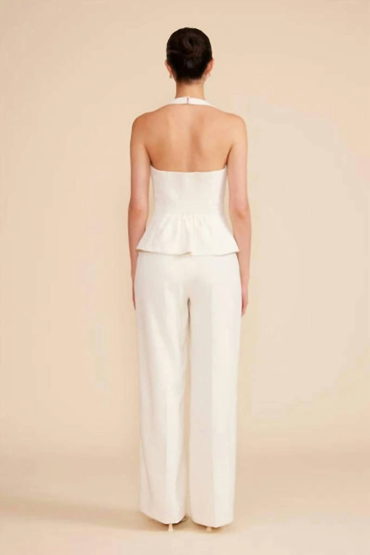 Lucy Paris - Valli Wide Leg Trouser Pants