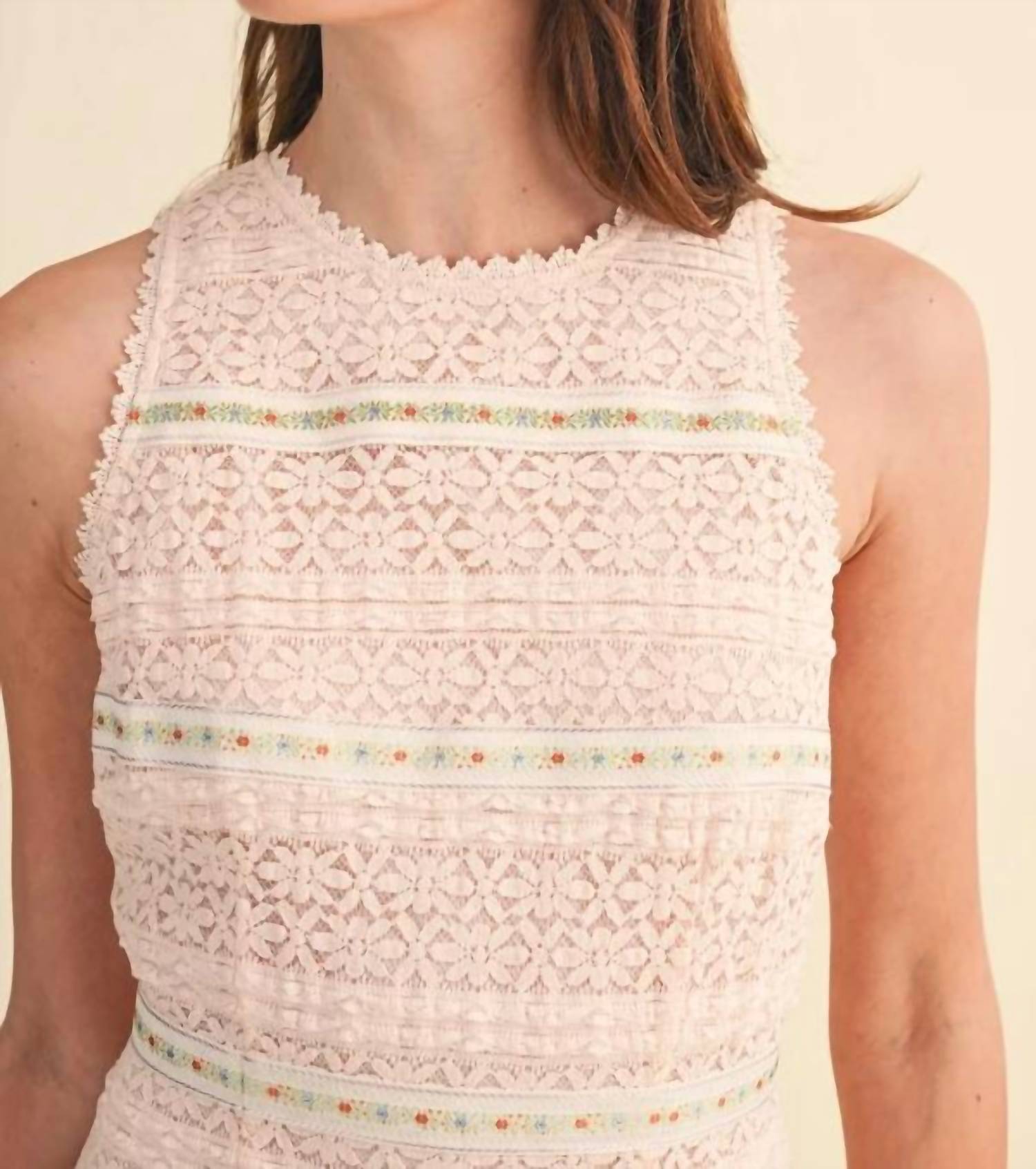 &Merci - Crochet Trim Dress