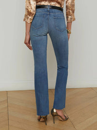 L'Agence - Sneeki Low Rise Straight Leg Jeans