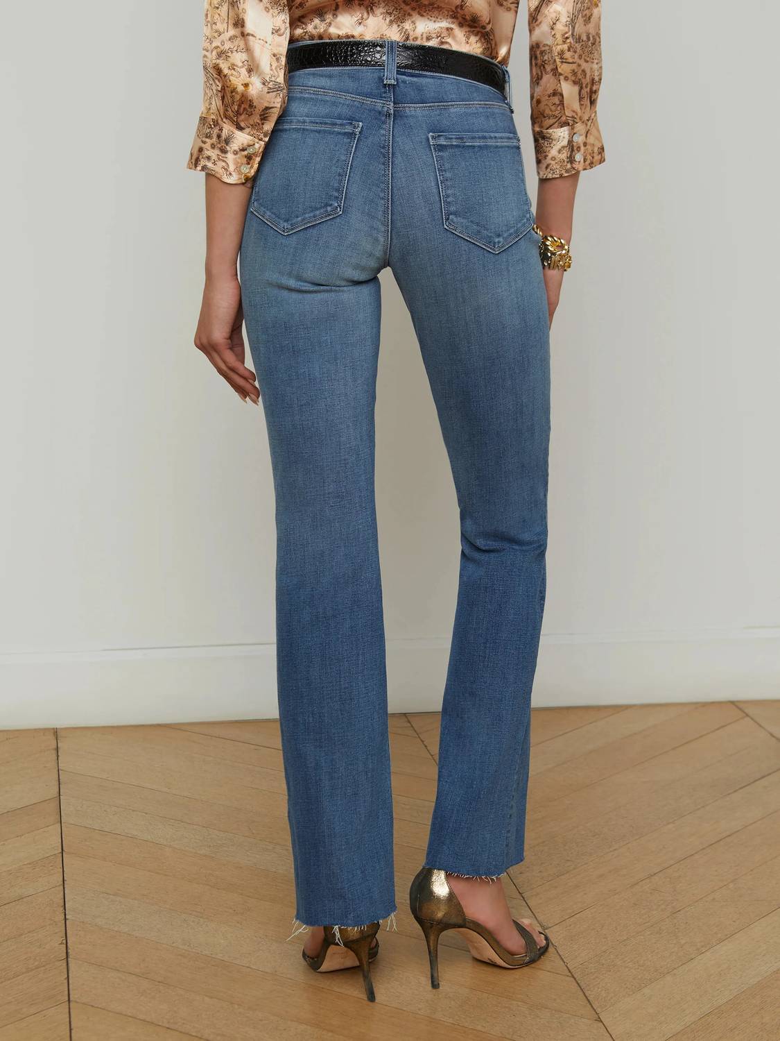 L'Agence - Sneeki Low Rise Straight Leg Jeans