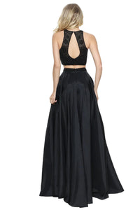 Sherri Hill - High-Neck Prom Dress