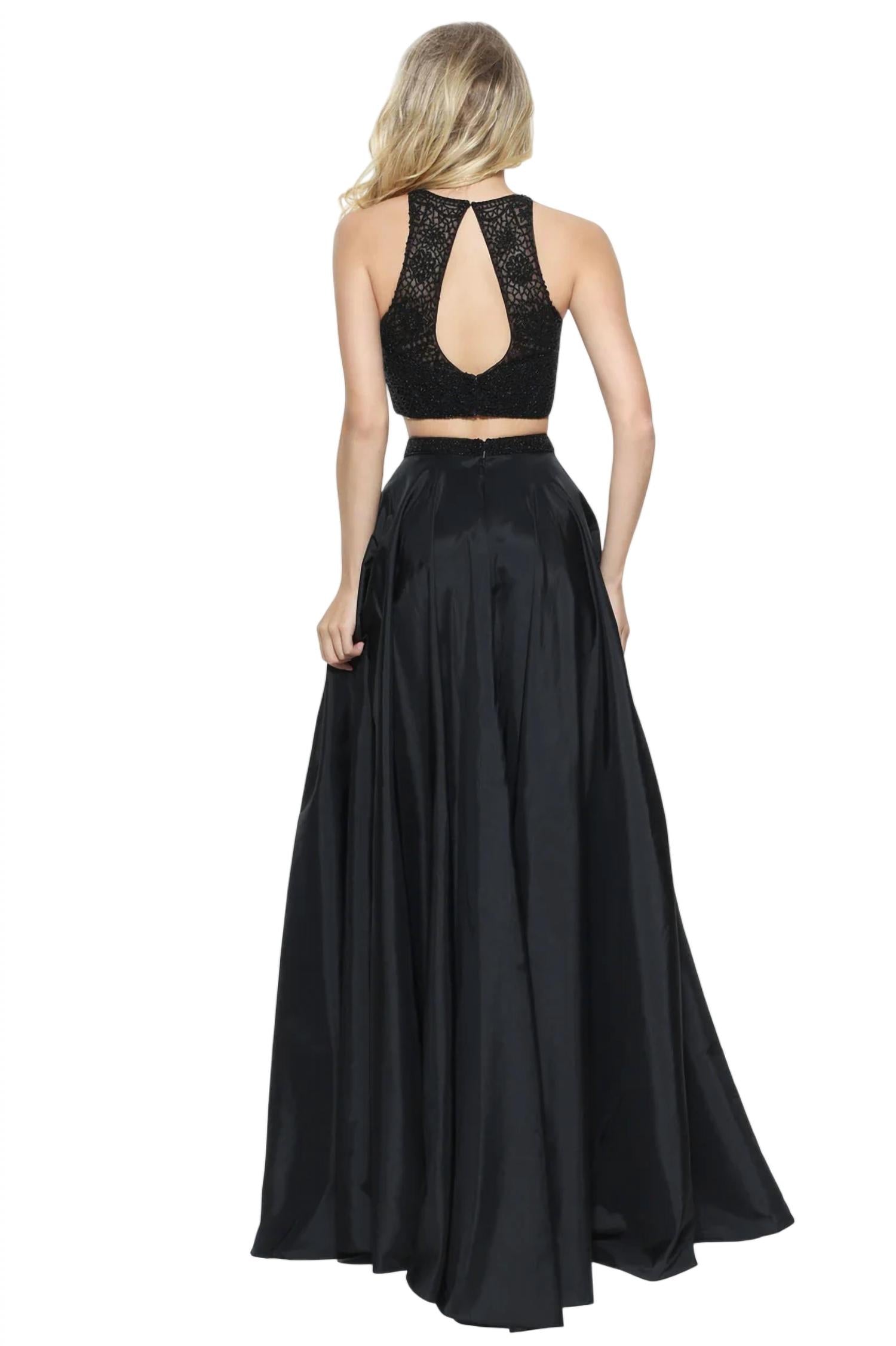 Sherri Hill - High-Neck Prom Dress
