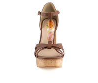 Andrea - Women's High Heel Sandals With Ornamental Stones