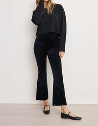 Good American - Velvet High Rise Kick Flare Pant