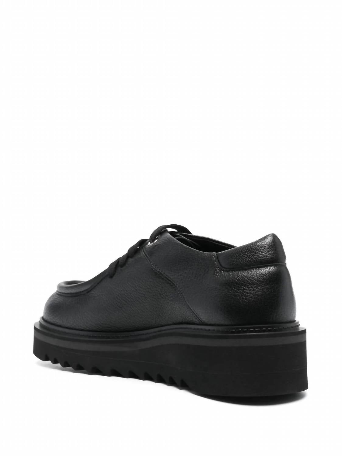 Salvatore Ferragamo Women's Euripilo Chunky Lace-up Oxford Shoes in black - women's flats - alternate view