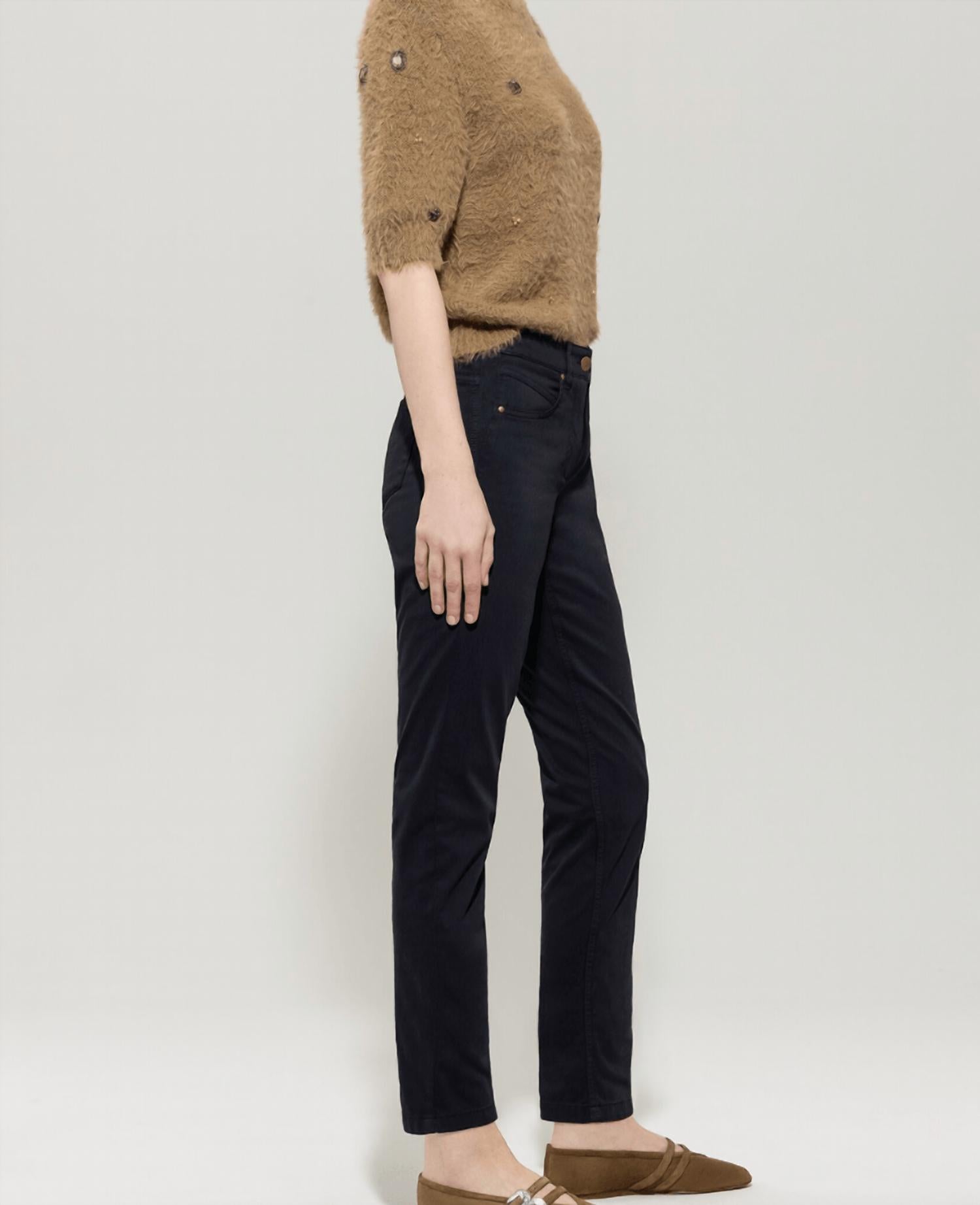 Luisa Cerano - High Rise Straight Leg Jean
