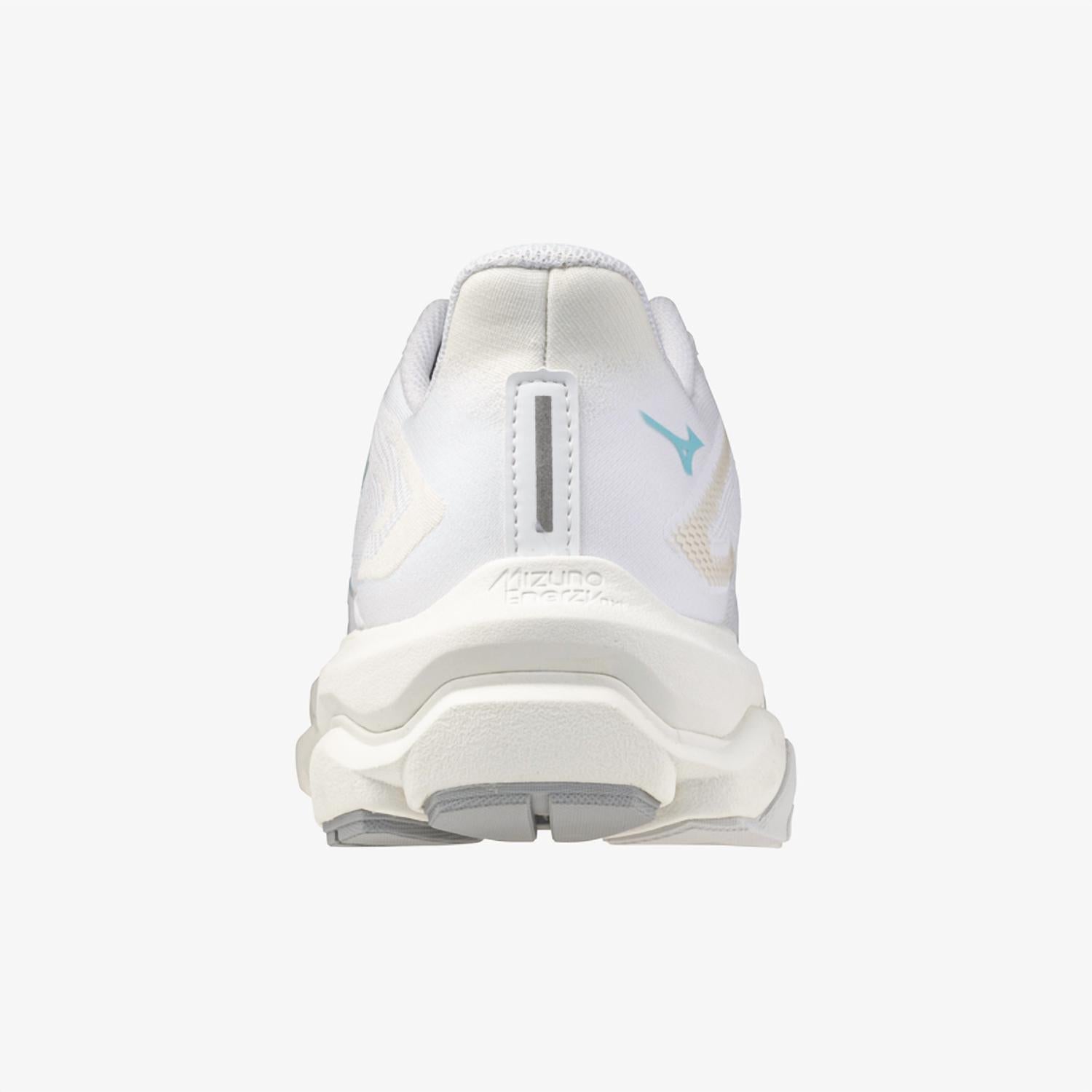 MIZUNO Women's Wave Horizon 8 Shoe in white tanager turquoise - women's shoe - view 4