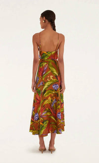 Farm Rio - Florart Midi Wrap Dress