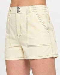 Entro - Shanice Contrast Stitch Shorts