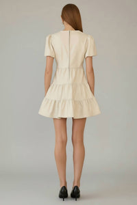 Skies Are Blue - Rory Twisted Front Detail Tiered Dress