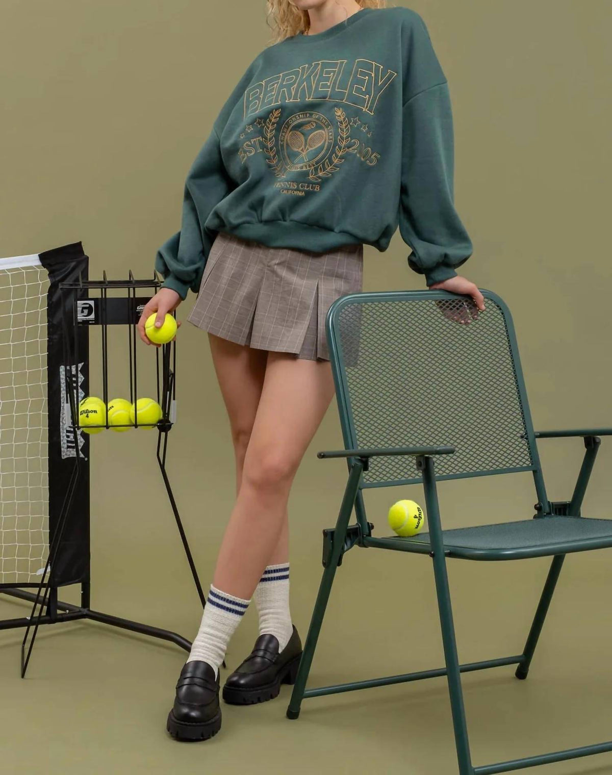 Blu Pepper - Tennis Club Sweatshirt