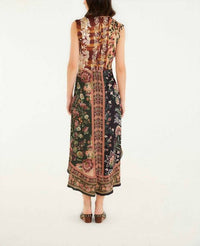 Farm Rio - Winter Garden Mix Sleeveless Maxi Dress