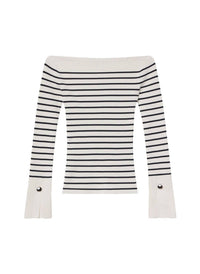 A.L.C. - Anya Striped Knit Top