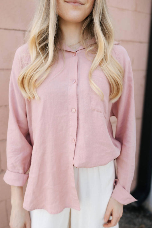 Z Supply - The Perfect Linen Long Sleeve Top