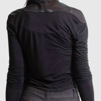 Made In Italy - Silk Front Tie Long Sleeve Shrug