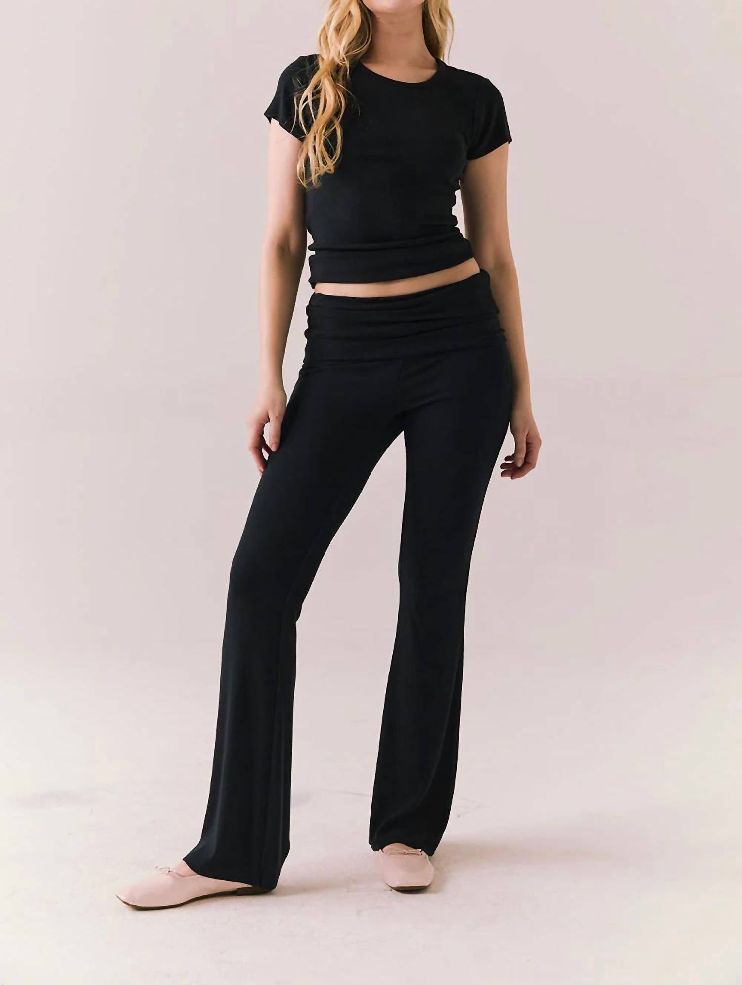 Chaser Haven Loungewear Pants in black - women's pants