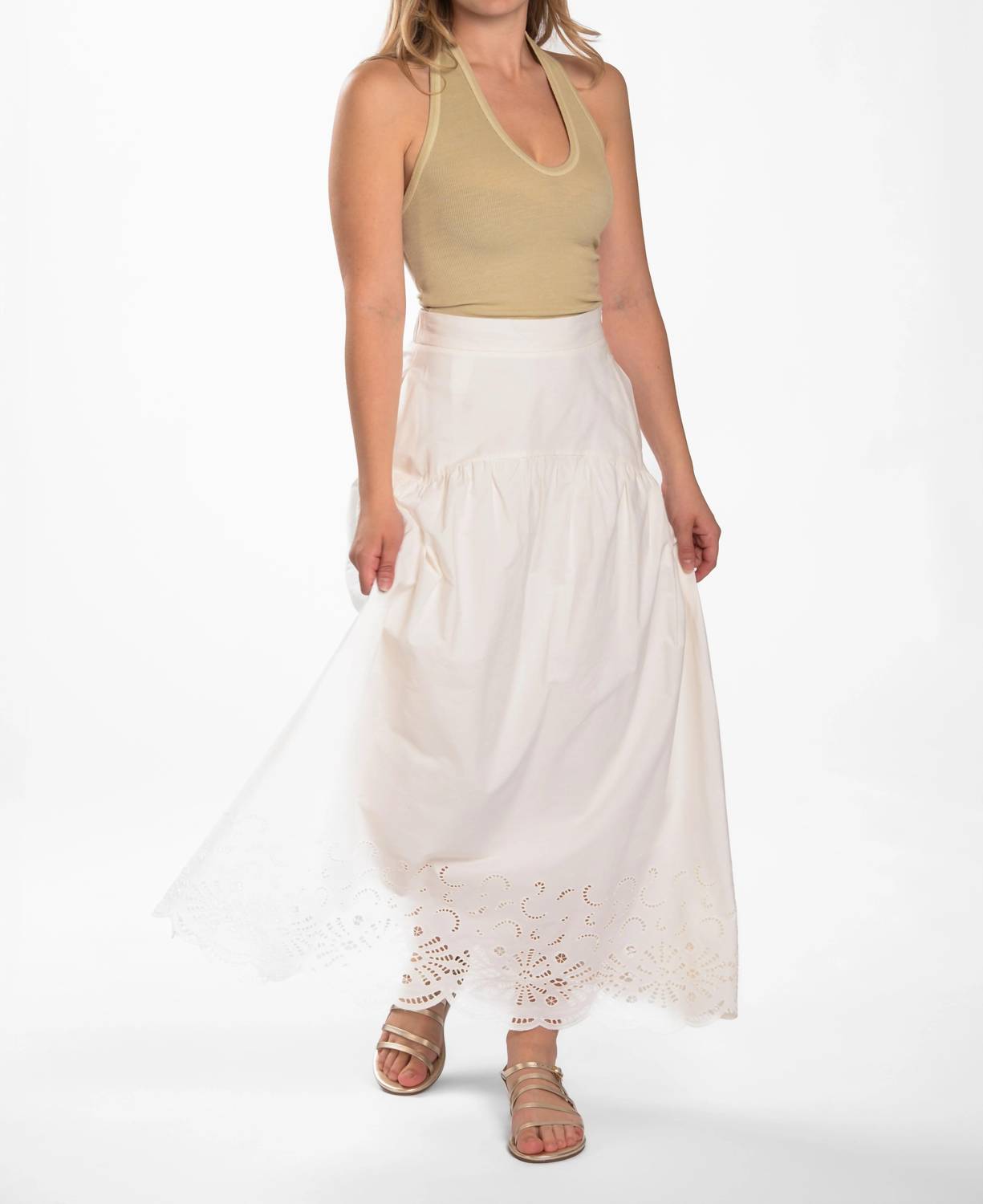 Enza Costa - Silk Rib U Halter Top