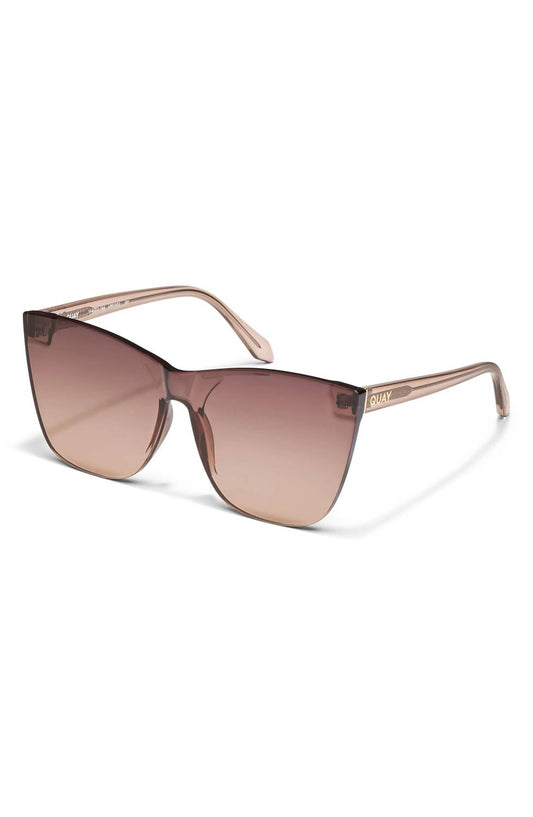 Quay - Women's Come Thru 144mm Gradient Cat Eye Sunglasses