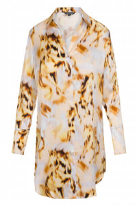 catherine gee Daria Dress in wild horse - women's dress - detail view
