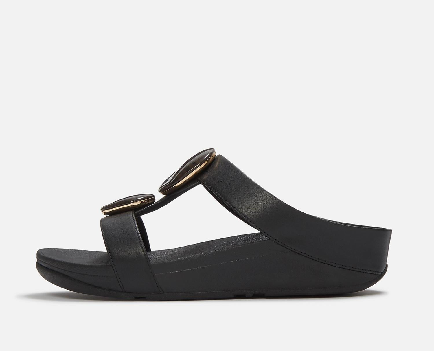 Fitflop - Women's Fino Marbled-stone H-bar Slides