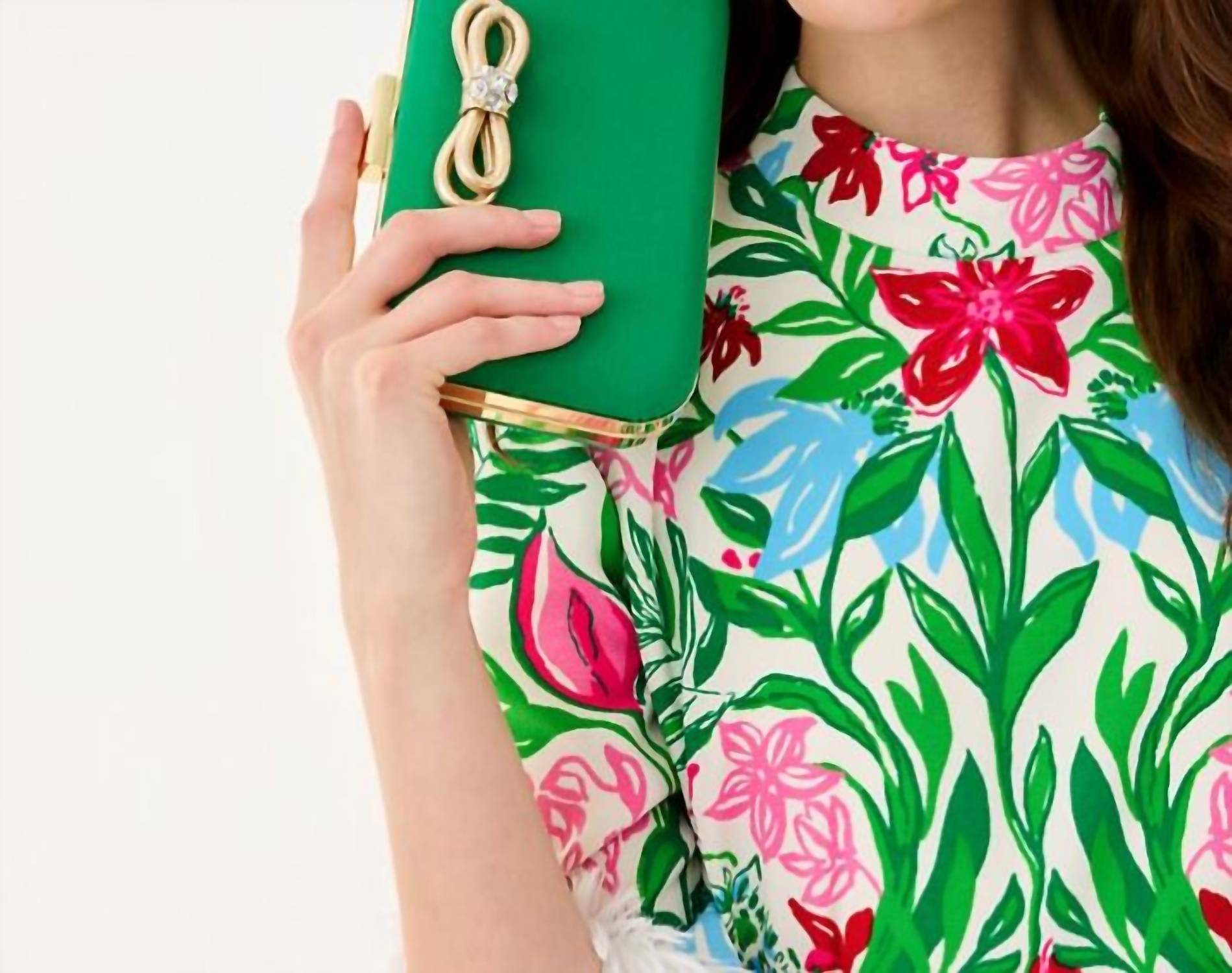 Lilly Pulitzer - Jessy Bow Hard Clutch