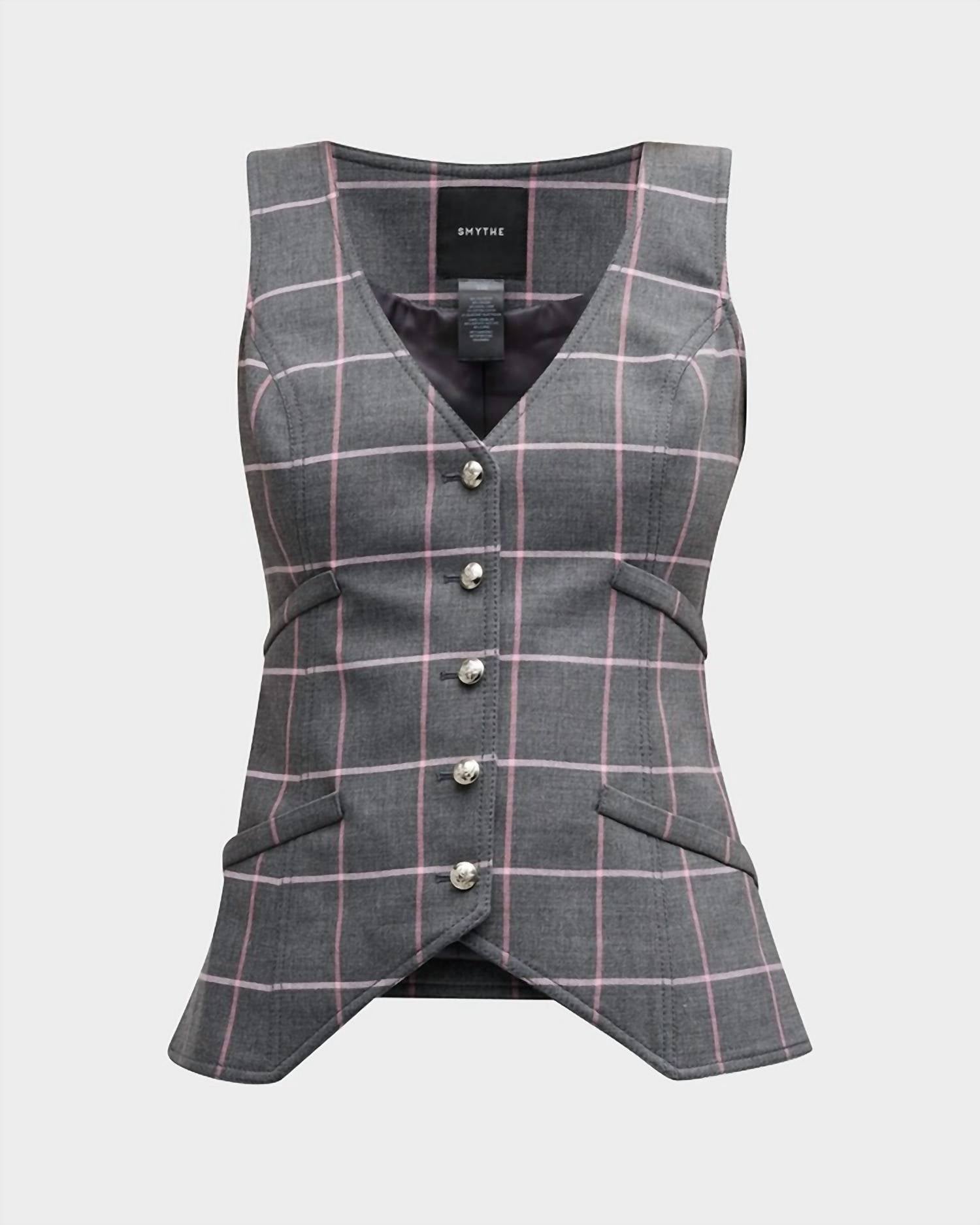Smythe - Deep V-neck Tailored Waistcoat