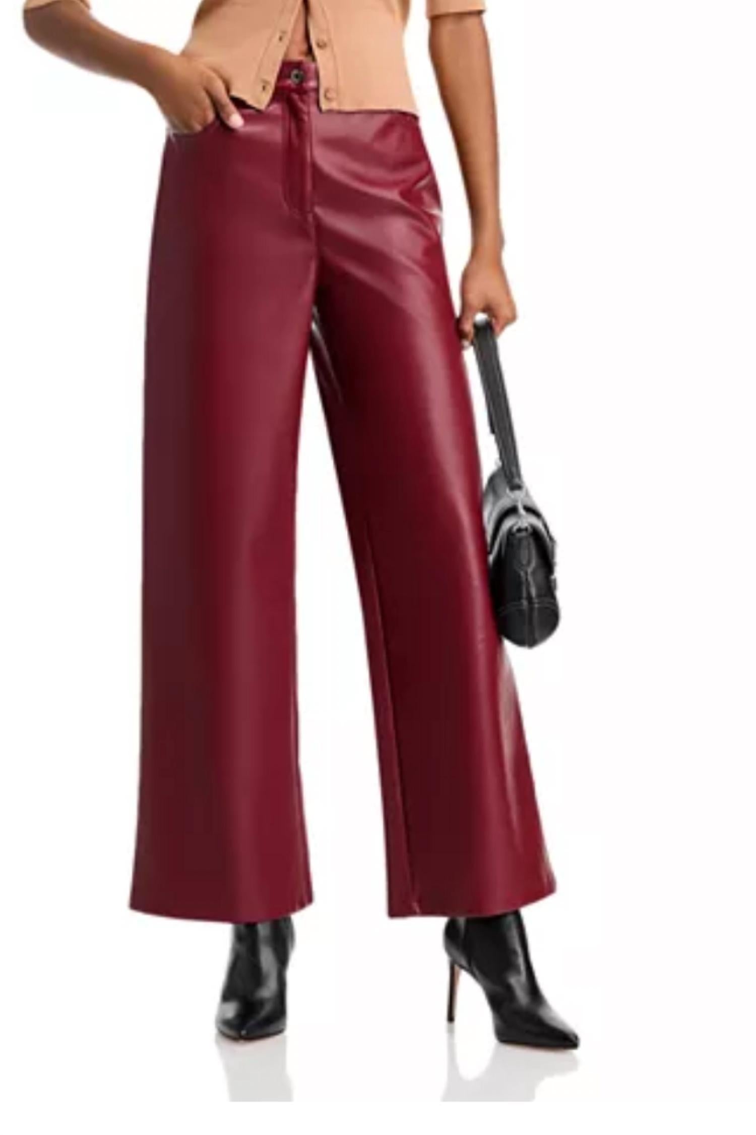 Lucy Paris - Faux Leather Pants