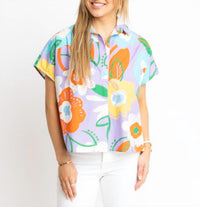 Karlie - Women's Artist Signature Floral Top