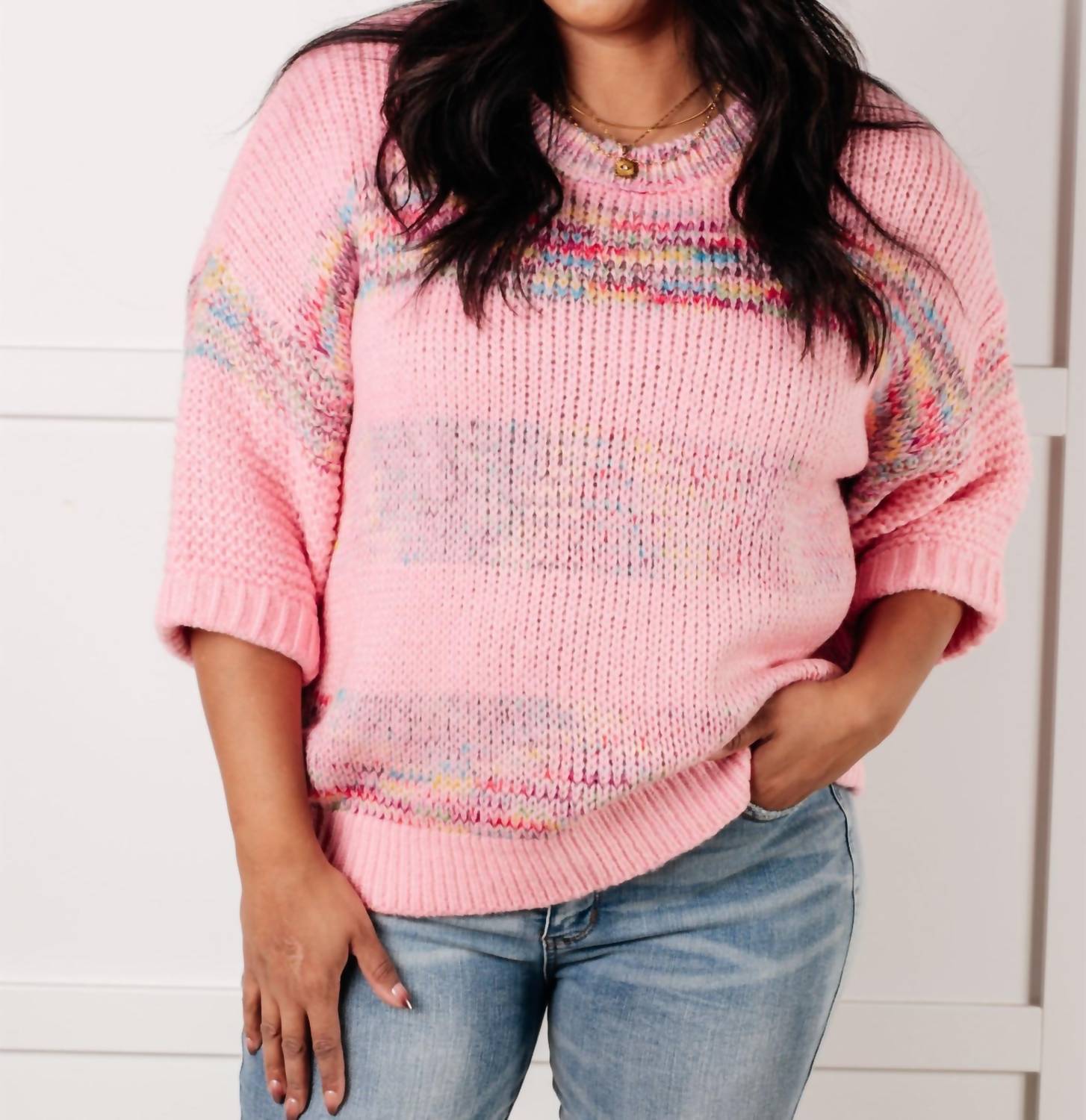 One Eleven North - In The Cards Striped Sweater