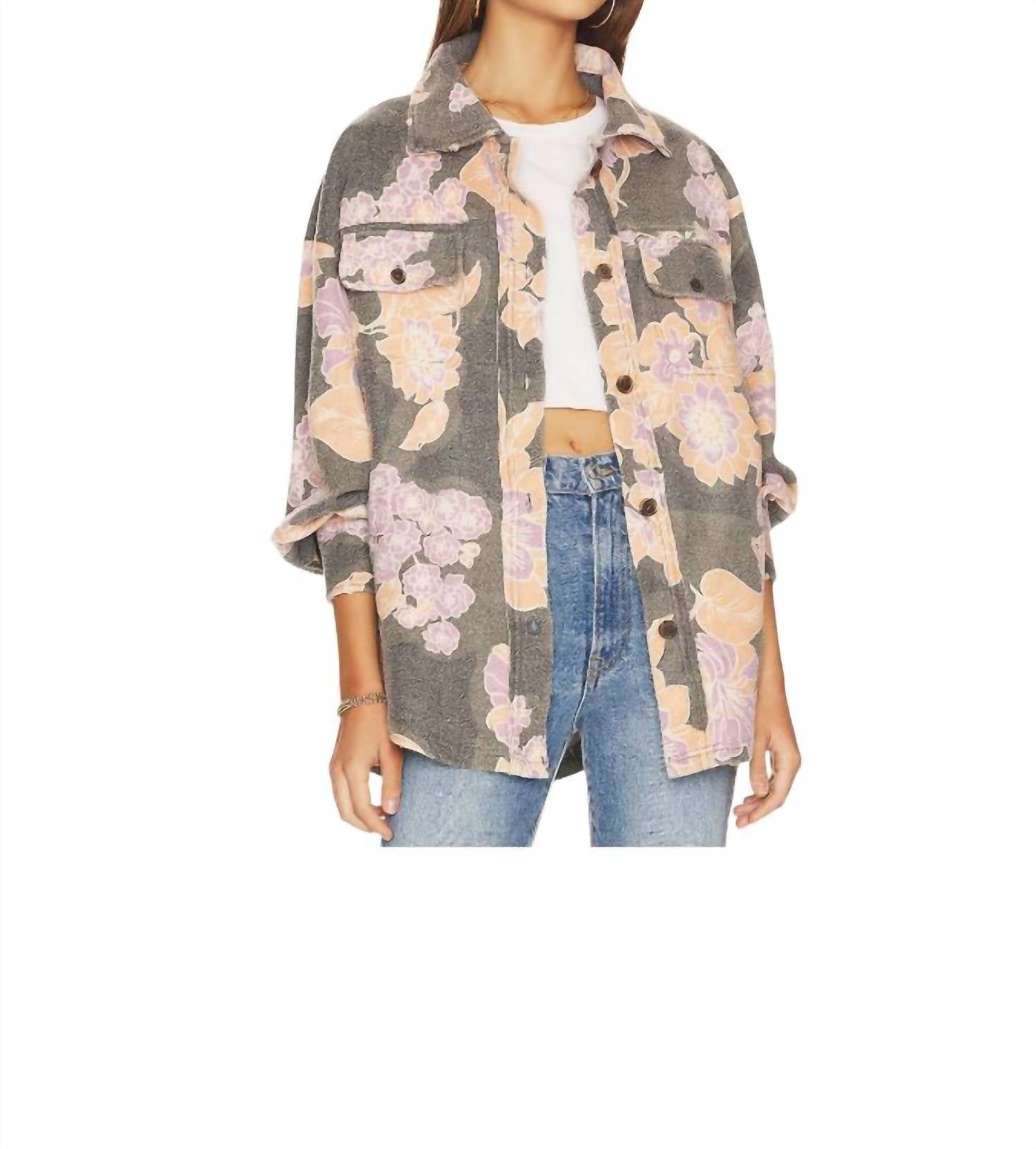 Free People - Printed Ruby Shirt Jacket