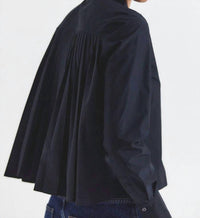 Derek Lam 10 Crosby - Aria Pleated Button Front Shirt