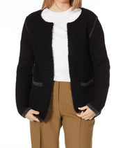 Theo The Label - Collarless Sweater Blazer