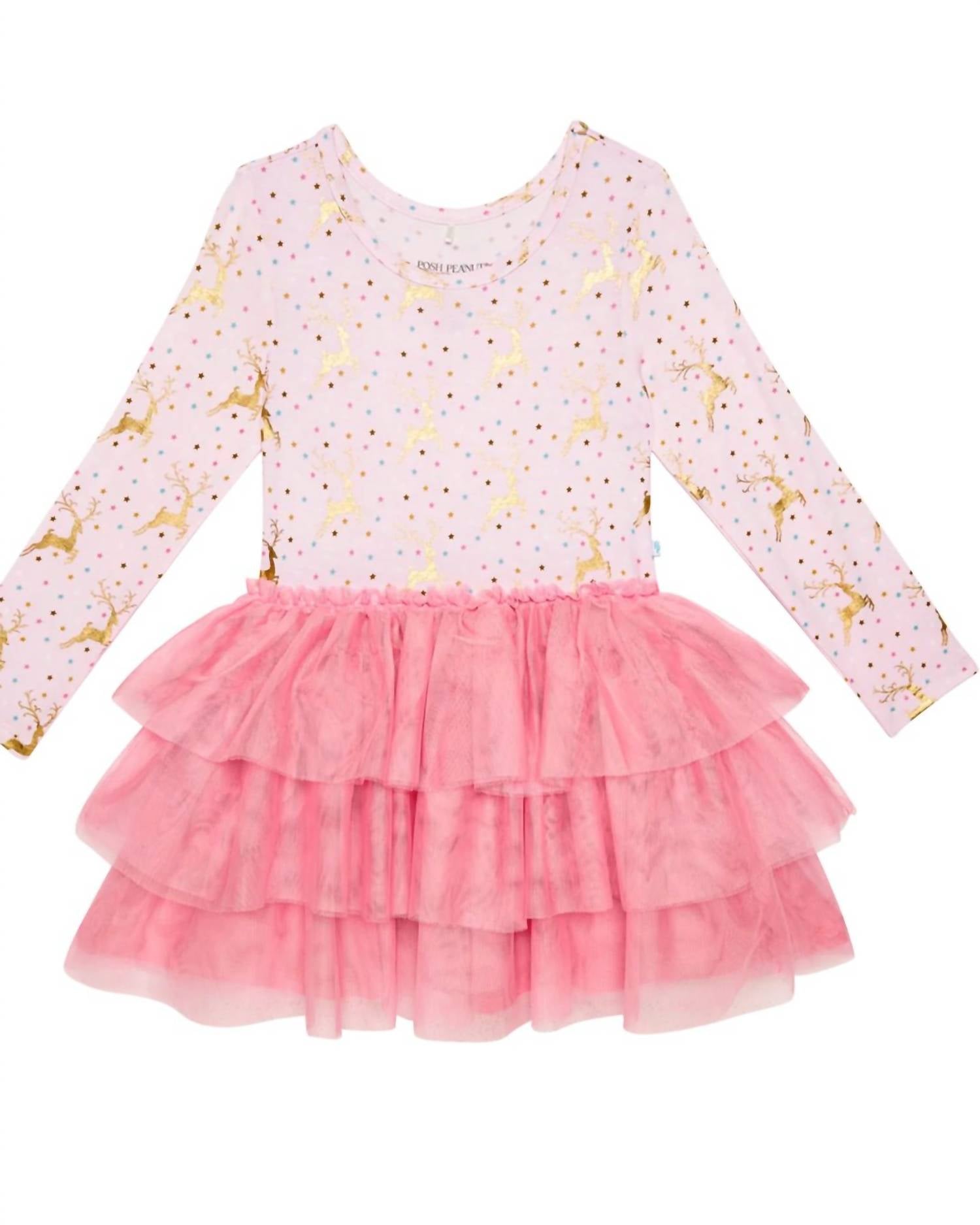 Posh Peanut - Boys' Log Sleeve Tulle Dress
