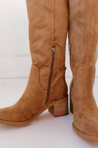 MiiM Women's Juno Boots in apricot - women's shoe - alternate view