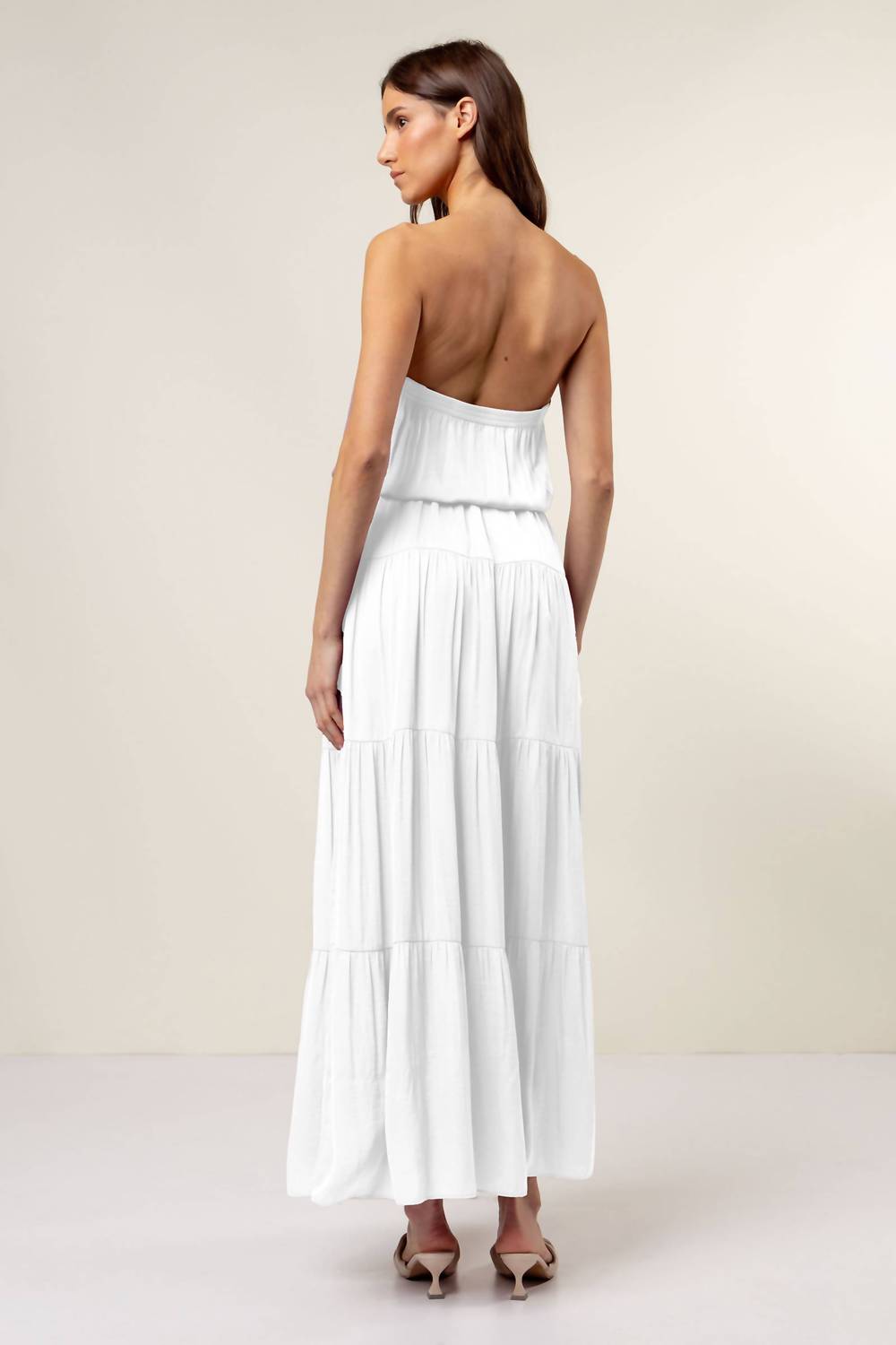 Naked Zebra - Maxi Tiered Tube Dress