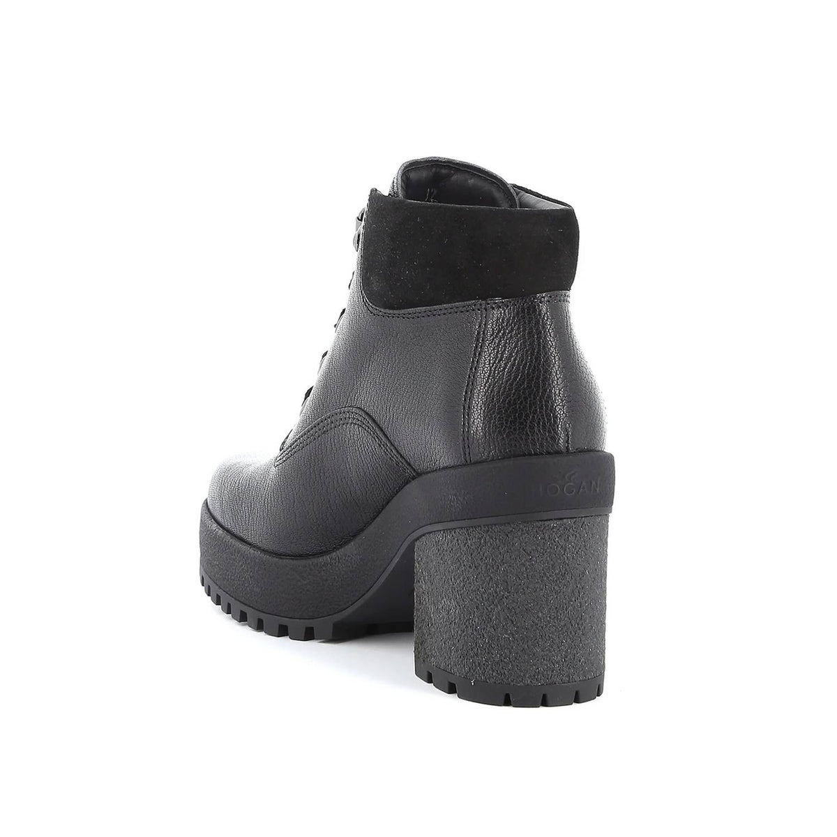 Hogan - Women's Grained Leather Ankle Boots