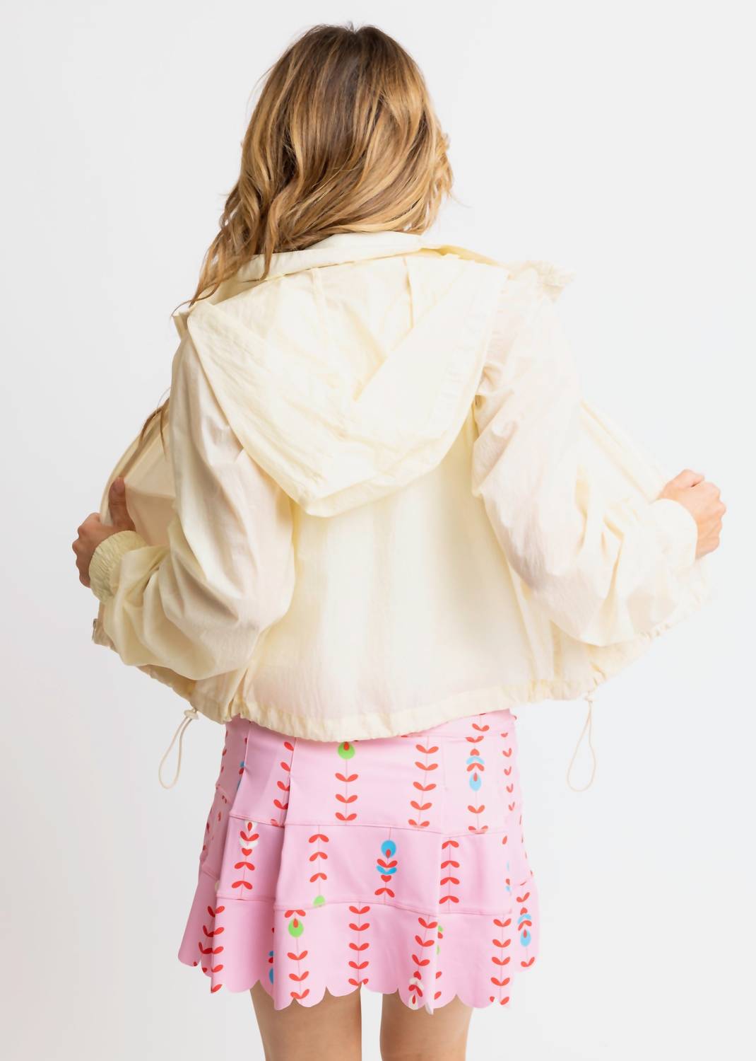 Karlie - Solid Sport Jacket With Hood