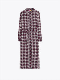 Vilagallo - Geometric Sun Midi Dress