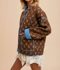 In-Loom - Martha Floral Quilted Barn Jacket